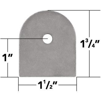 Trail Gear Thick Weld On Flat Tabs