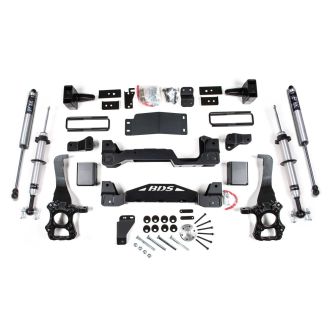 BDS Lift Kit 6in w/3in Rear Block & 2.0 IFP PS Snap Ring (15-20 Ford F150)
