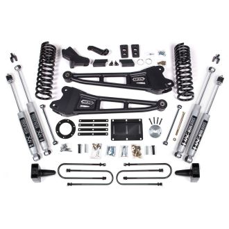 6 Inch Lift Kit w/ Radius Arm | 5 In Block Kit | 8 Bolt | Ram 3500 (13-18) 4WD | Diesel | Fox 2.5 Performance Series HTO