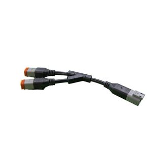 Brightsource DT2 - DT2 Splitter for 2 Lights (2 Pin Connectors)