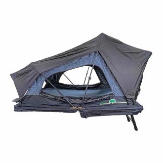 Sherpa XD S4S - Soft Sided Roof Top Tent - 4 Person Grey Body/Black Rainfly