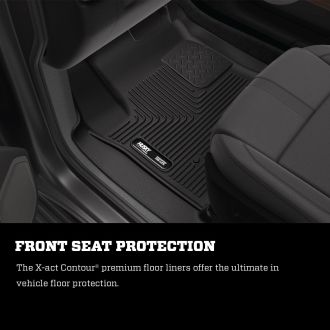 Floor Liner X-act Contour Front And Rear - Black
