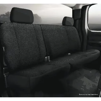FIA Seat Cover Rear Second Wrangler Bench Seat 60/40 - Black