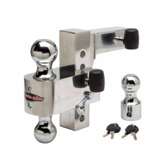Ball Mount Aluma-Tow 12000lb 6 in. Drop 2 in. Receiver w/Carrying Case